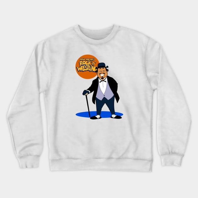 HHRnW Mr. Fuji Crewneck Sweatshirt by BigOrangeShirtShop